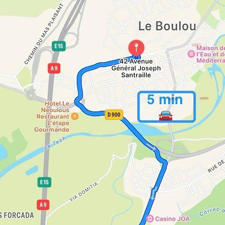Appart Avec Chambre Lumineux Et Chaleureux Le Boulou Exteriér fotografie